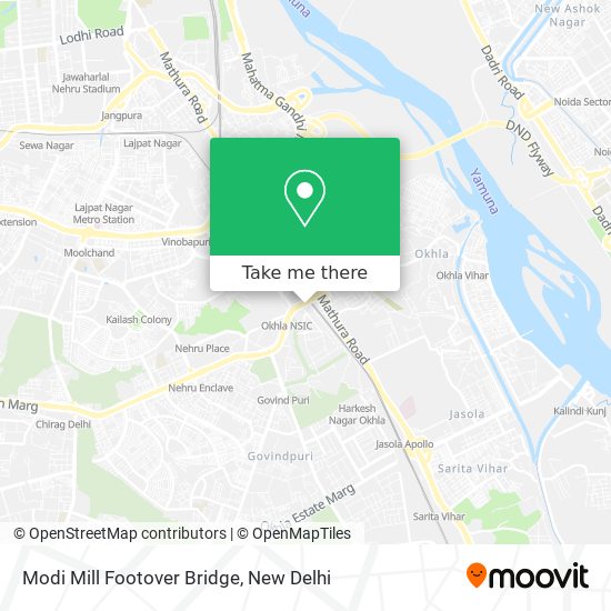 Modi Mill Footover Bridge map