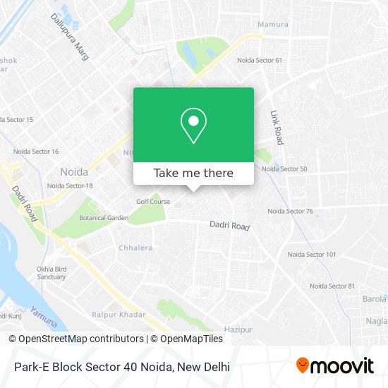 Park-E Block Sector 40 Noida map