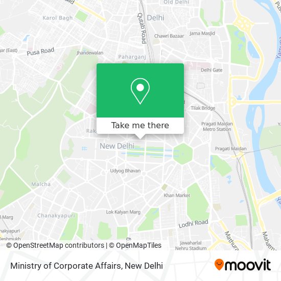 Ministry of Corporate Affairs map
