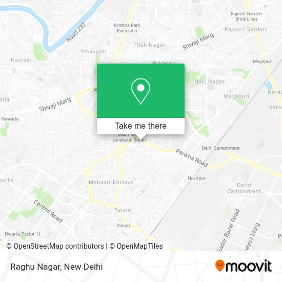 Raghu Nagar map