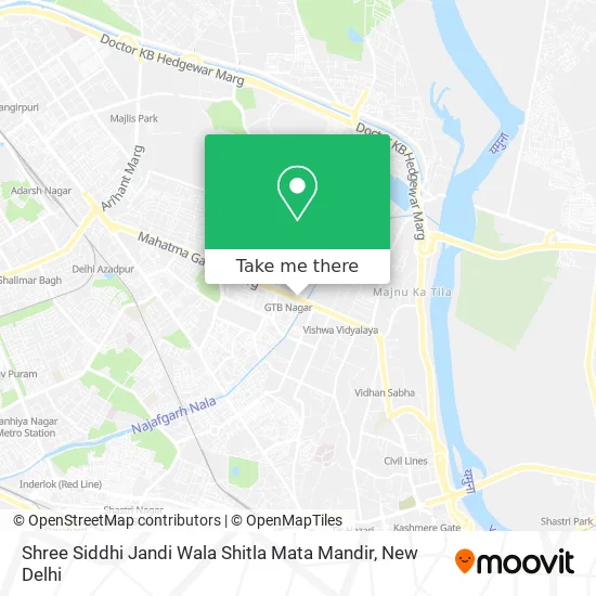 Shree Siddhi Jandi Wala Shitla Mata Mandir map