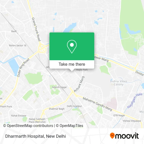 Dharmarth Hospital map