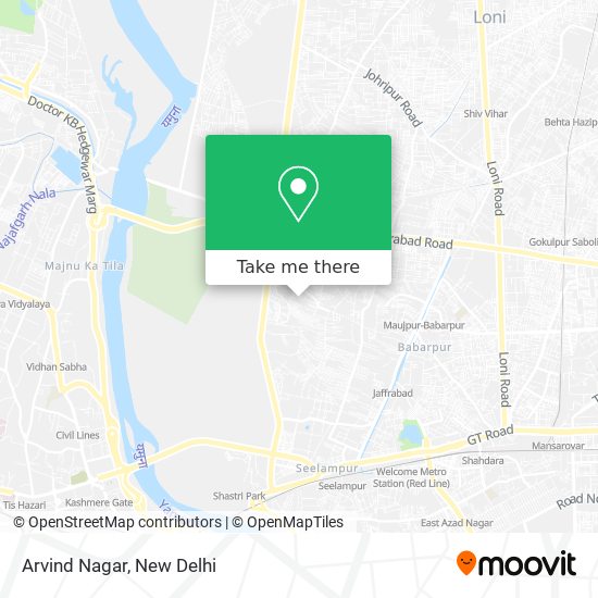 Arvind Nagar map