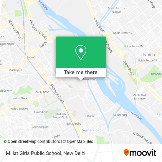 Millat Girls Public School map