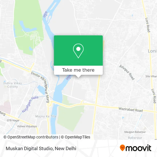 Muskan Digital Studio map