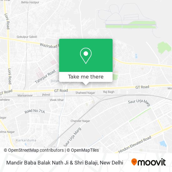 Mandir Baba Balak Nath Ji & Shri Balaji map