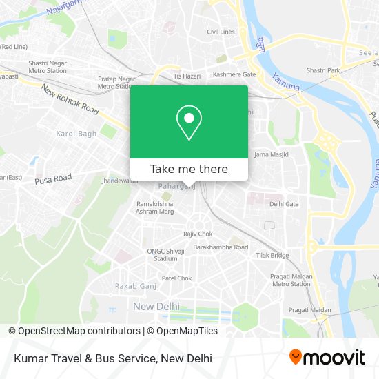 Kumar Travel & Bus Service map