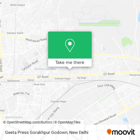 Geeta Press Gorakhpur Godown map