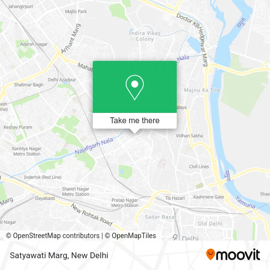 Satyawati Marg map