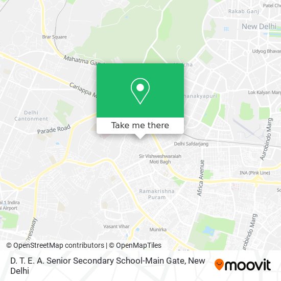 D. T. E. A. Senior Secondary School-Main Gate map