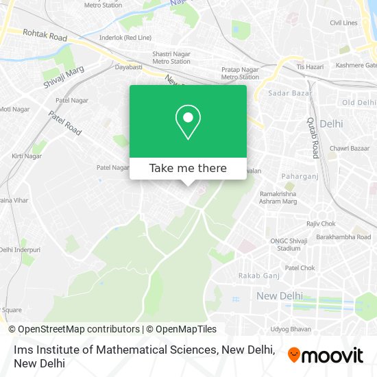 Ims Institute of Mathematical Sciences, New Delhi map