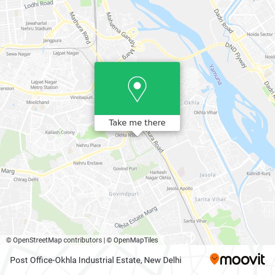 Post Office-Okhla Industrial Estate map