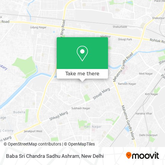 Baba Sri Chandra Sadhu Ashram map