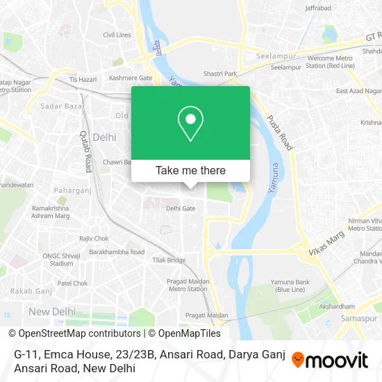 G-11, Emca House, 23 / 23B, Ansari Road, Darya Ganj Ansari Road map