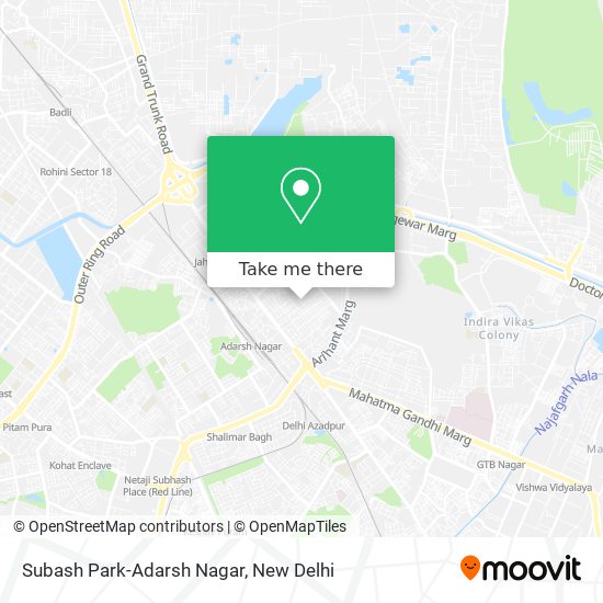 Subash Park-Adarsh Nagar map