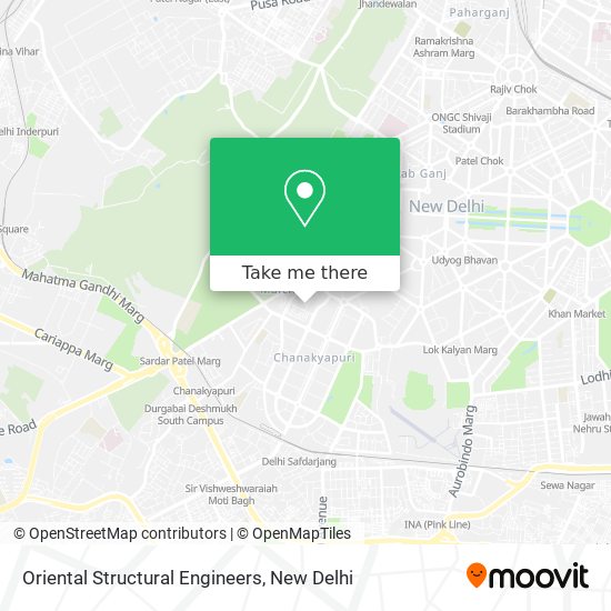 Oriental Structural Engineers map