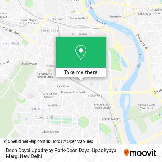 Deen Dayal Upadhyay Park-Deen Dayal Upadhyaya Marg map