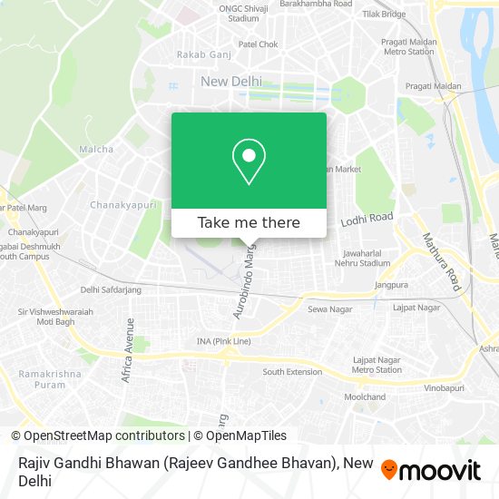 Rajiv Gandhi Bhawan (Rajeev Gandhee Bhavan) map
