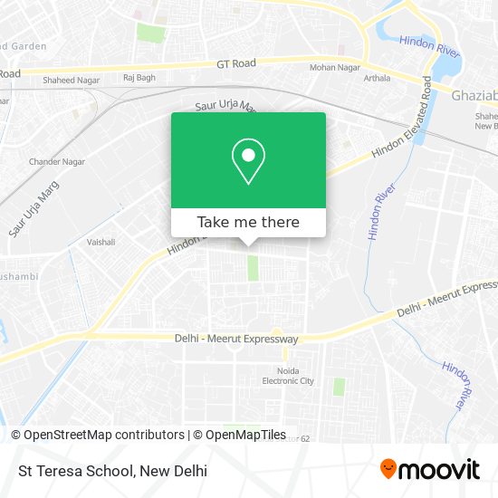 St Teresa School map