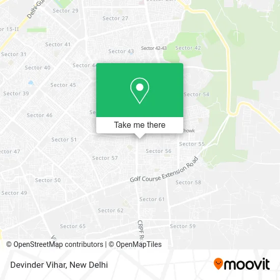 Devinder Vihar map