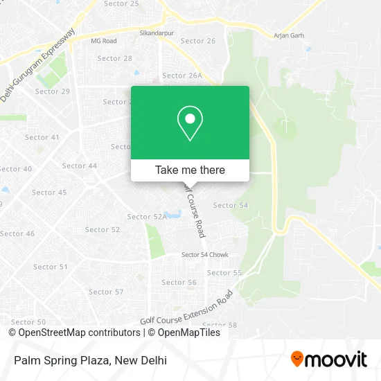 Palm Spring Plaza map