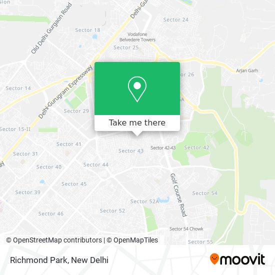 Richmond Park map