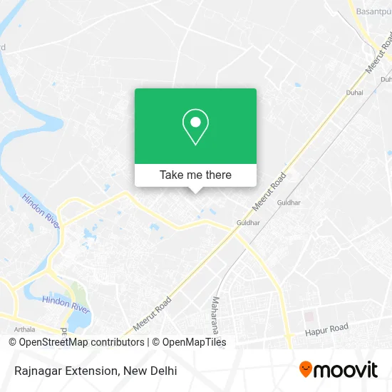 Rajnagar Extension map