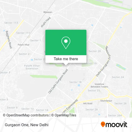 Gurgaon One map