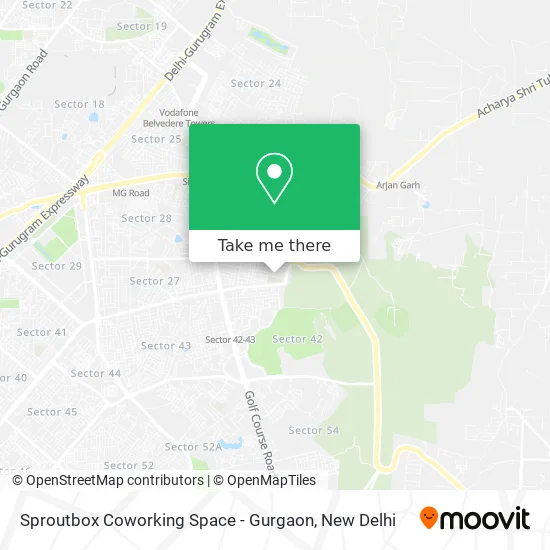 Sproutbox Coworking Space - Gurgaon map