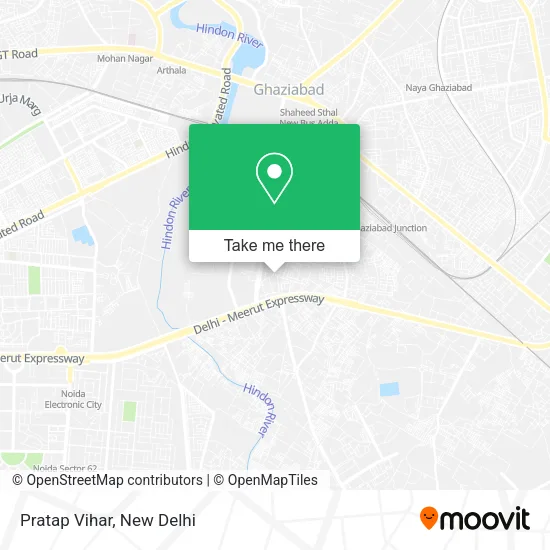 Pratap Vihar map