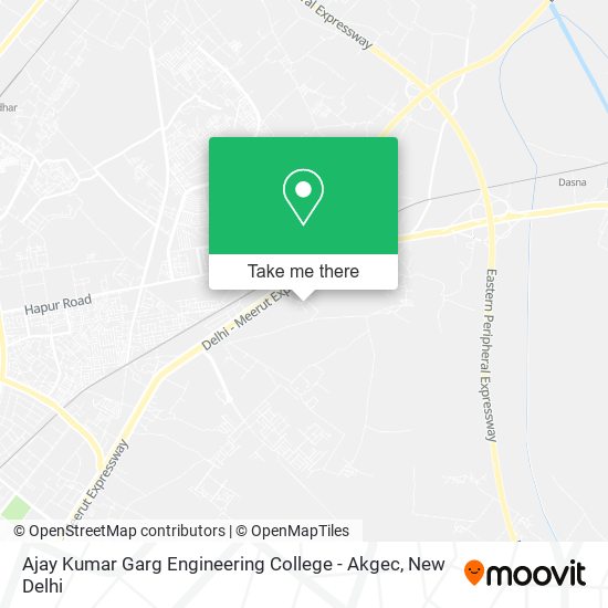 Ajay Kumar Garg Engineering College - Akgec map