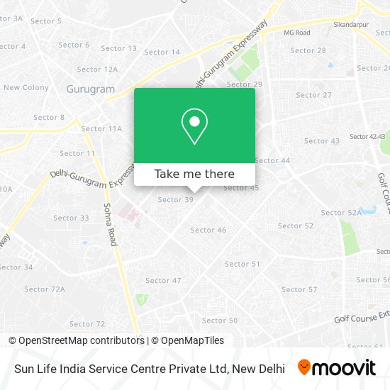 Sun Life India Service Centre Private Ltd map