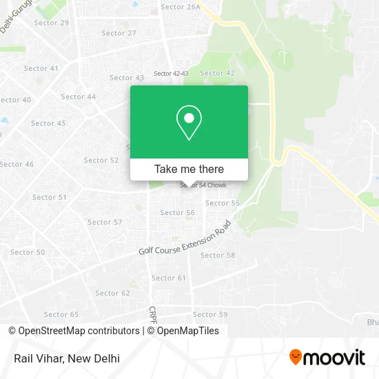 Rail Vihar map