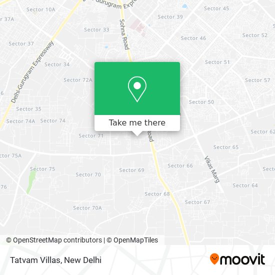 Tatvam Villas map