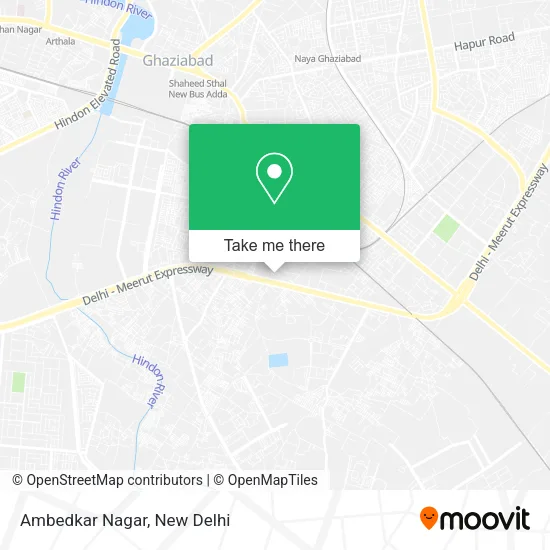 Ambedkar Nagar map