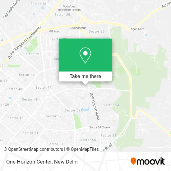 One Horizon Center map