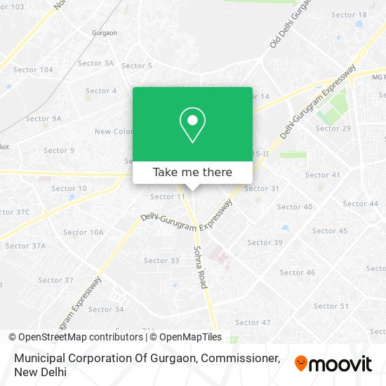 Municipal Corporation Of Gurgaon, Commissioner map