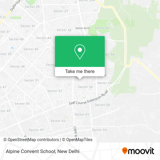 Alpine Convent School map