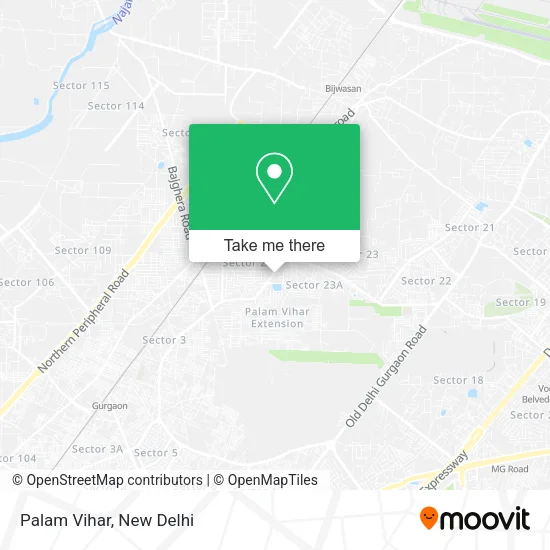 Palam Vihar map
