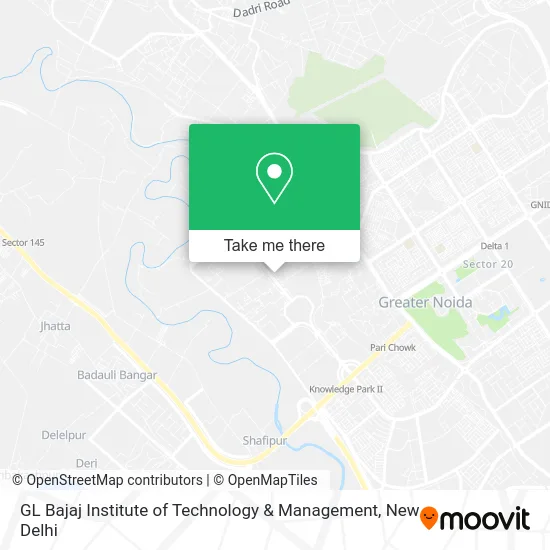 GL Bajaj Institute of Technology & Management map