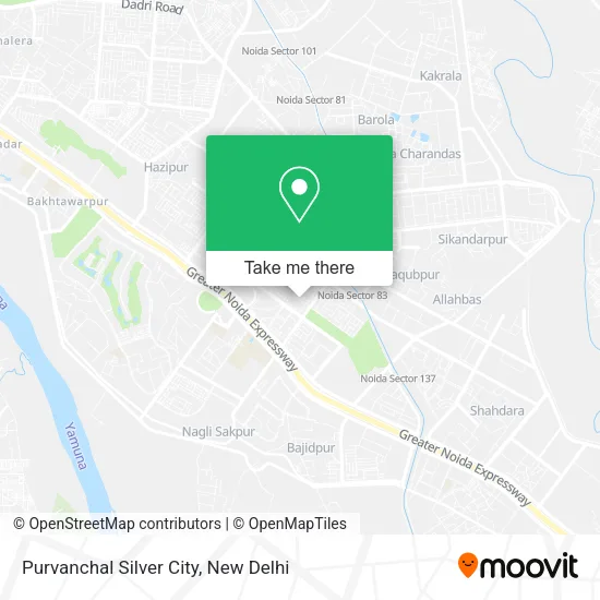 Purvanchal Silver City map