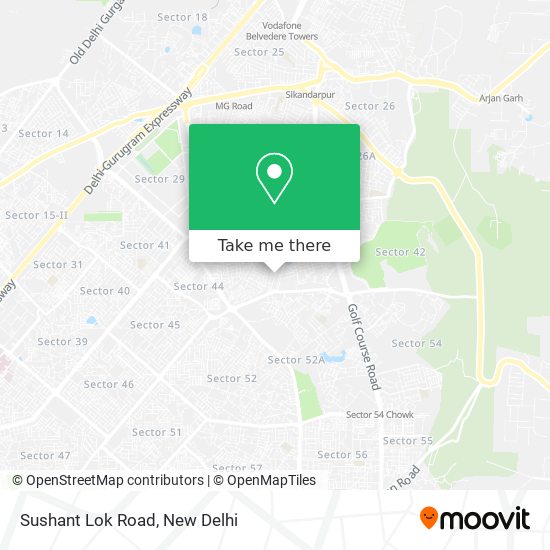 Sushant Lok Road map