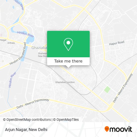 Arjun Nagar map