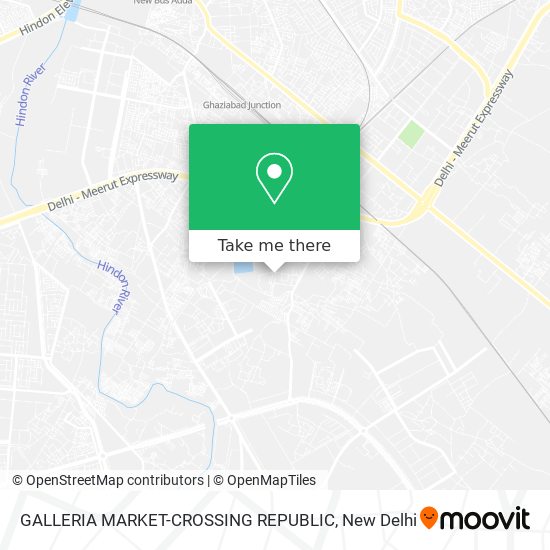 GALLERIA MARKET-CROSSING REPUBLIC map
