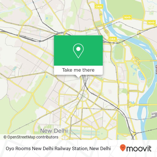 Oyo Rooms New Delhi Railway Station map