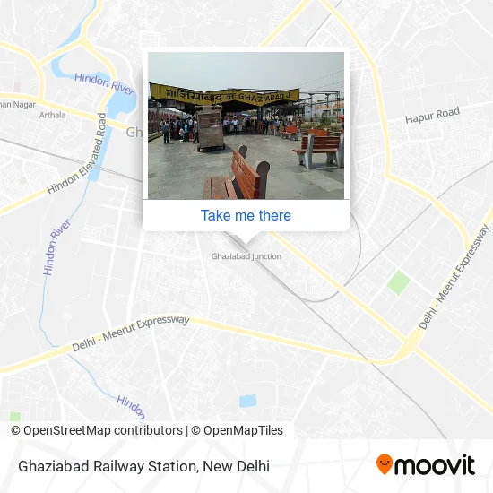 Ghaziabad Railway Station map