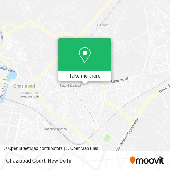 Ghaziabad Court map