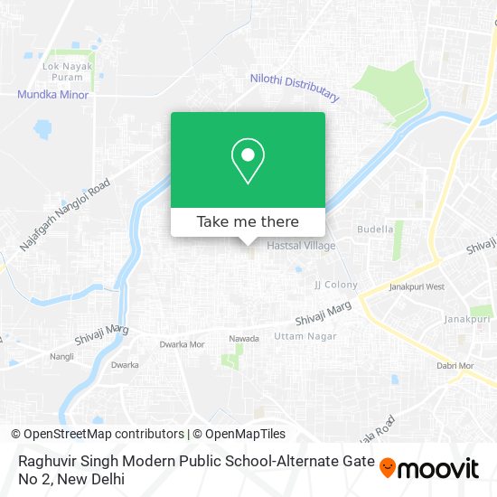 Raghuvir Singh Modern Public School-Alternate Gate No 2 map