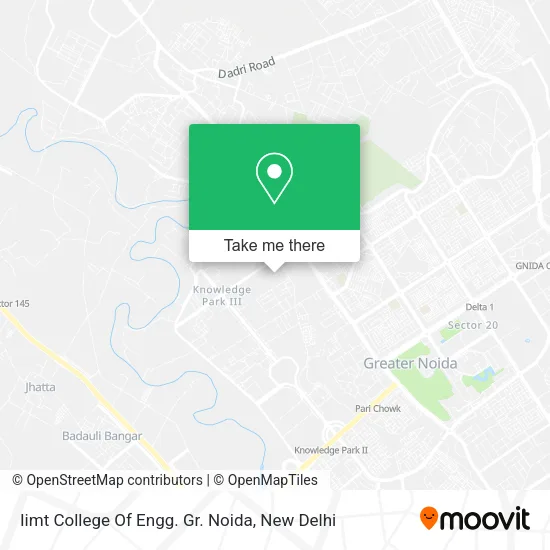 Iimt College Of Engg. Gr. Noida map
