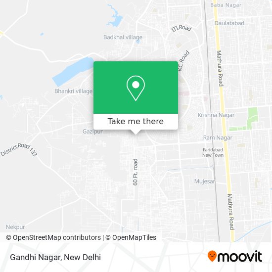 Gandhi Nagar map